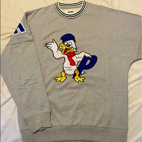 Palace Chilly Duck Out Drop Shoulder Crewneck - Picture 1 of 10